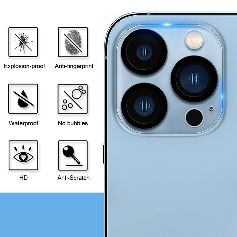 Tempered Glass Camera Lens Protector for iphone 12 Pro 9H HD Anti-Scratch Glass Film
