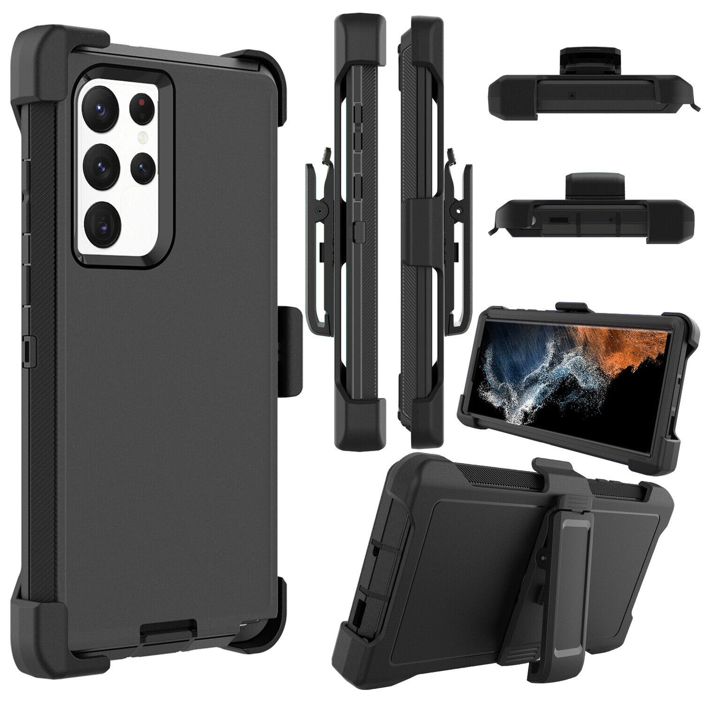 Samsung Galaxy S22 Ultra Clip Case (Black)