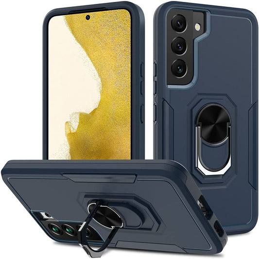 Samsung Galaxy S22 Navy Blue Ring Case