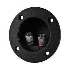 Round Speaker Terminal Cup 3" Satin Nickel Binding Post - The Accessories Place