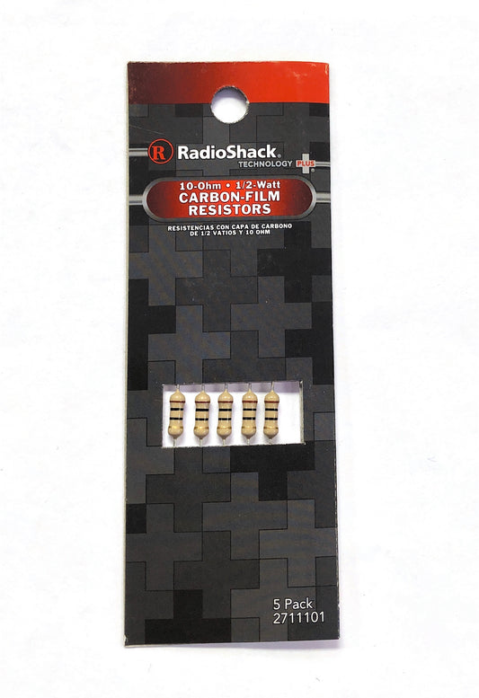 Radio Shack 4.7kΩ 1/4W +5% Carbon-Film Resistors 5pk