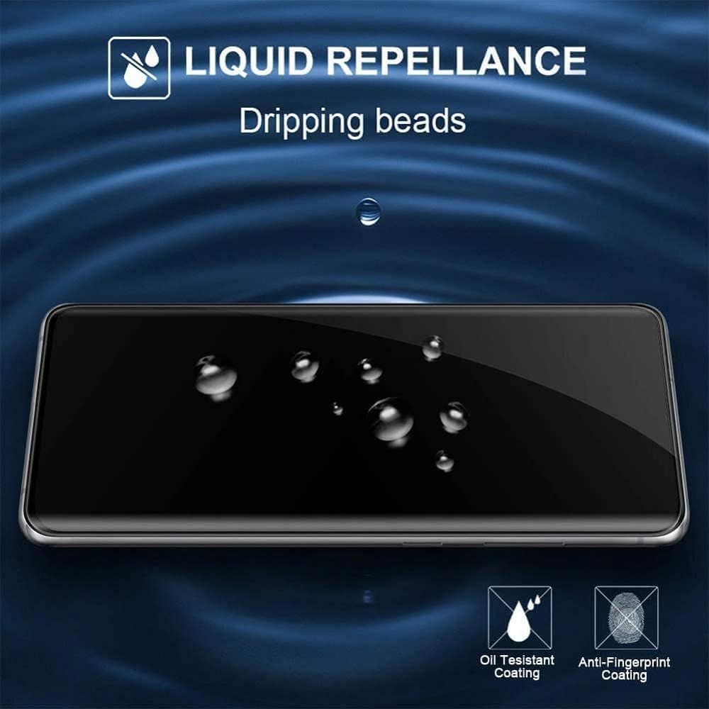 3 Pack Privacy Screen Protector for Samsung Galaxy Note 10, 9H Hardness [Anti-Scratch] Anti-Spy Tempered Glass Film for Samsung Galaxy Note 10 [Support Fingerprint Unlock]