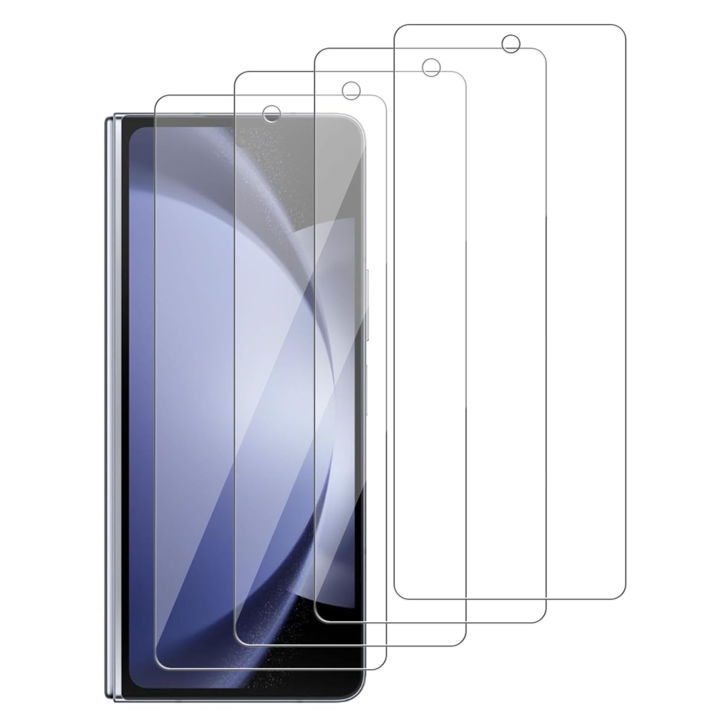 4 Pack Glass Screen Protector Compatible for Samsung Galaxy A25 5G / SM-A256E [9H Hardness]-HD Screen Tempered Glass, Scratch Resistant,Easy Install [Case Friendly]