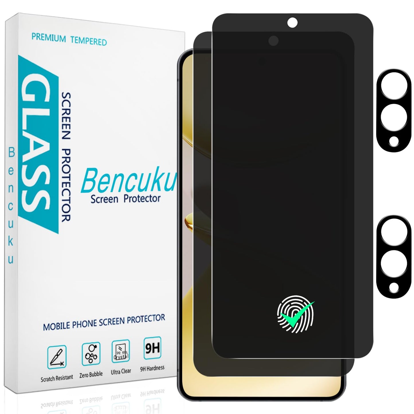 2 Pack Privacy Screen Protector for Samsung Galaxy A26 5G