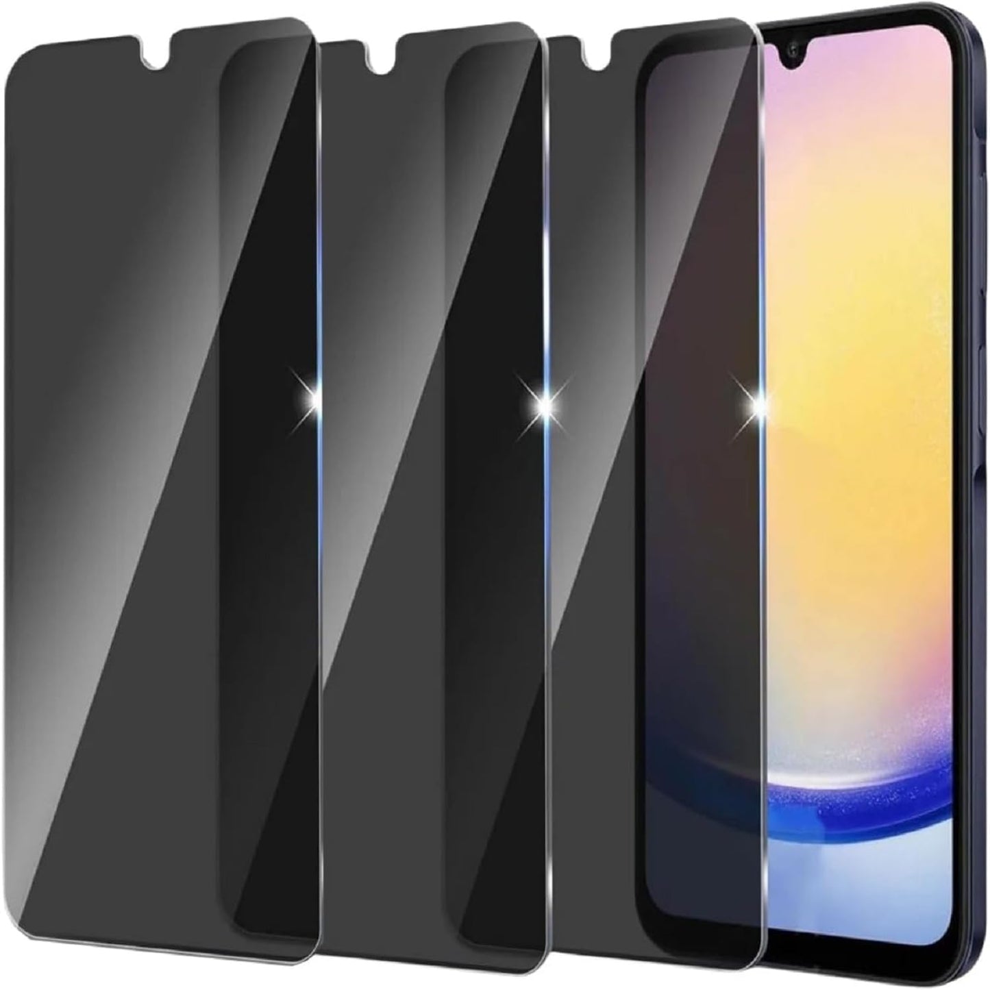 3 Pack Privacy Screen Protector for Samsung Galaxy Note 10, 9H Hardness [Anti-Scratch] Anti-Spy Tempered Glass Film for Samsung Galaxy Note 10 [Support Fingerprint Unlock]