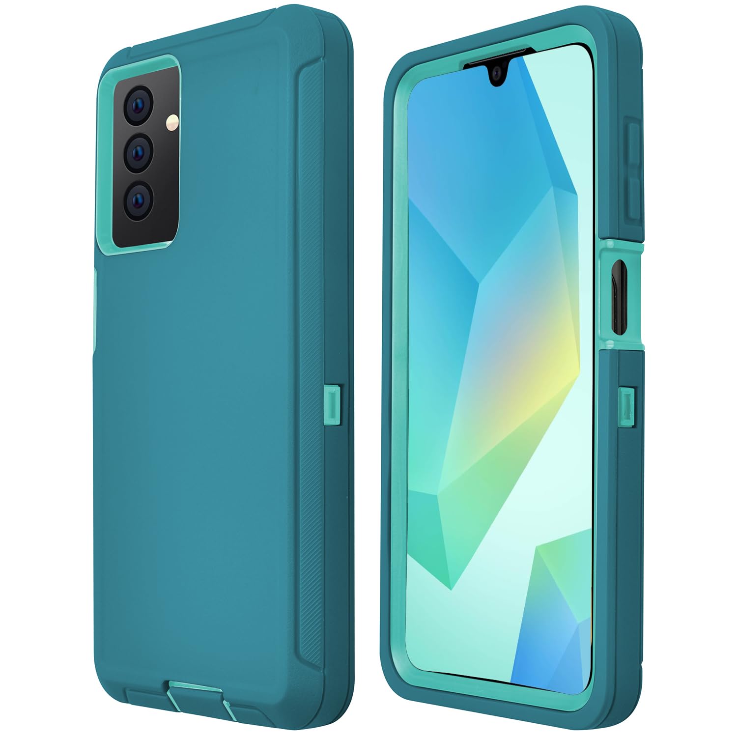 Belt Clip Case for Samsung Galaxy A25 (6.5"), 3 in 1 Full Body Shockproof Heavy Duty Military Grade Tough Durable Protection Case for Samsung Galaxy A25 5G 2024 Release
