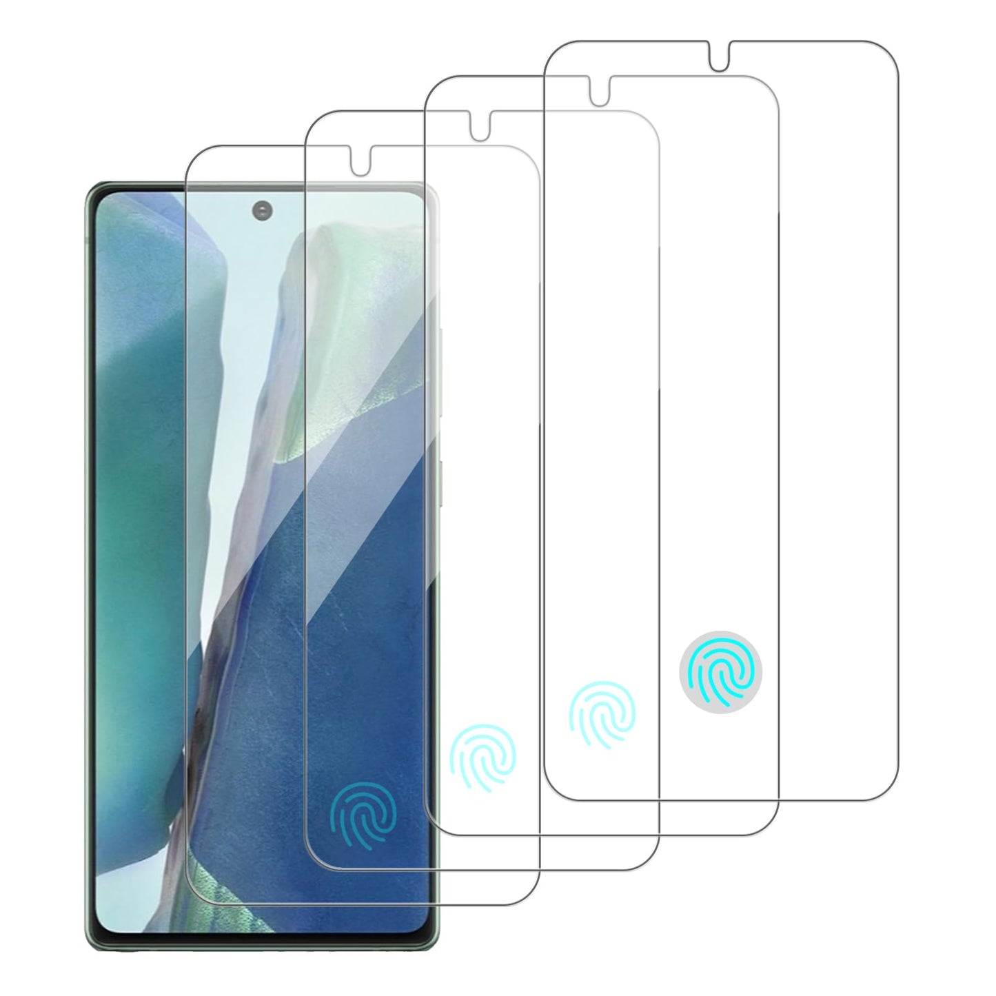 4 Pack Glass Screen Protector Compatible for Samsung Galaxy S20 FE 5G / SM-g781u [9H Hardness]-HD Screen Tempered Glass, Scratch Resistant,Easy Install [Case Friendly]