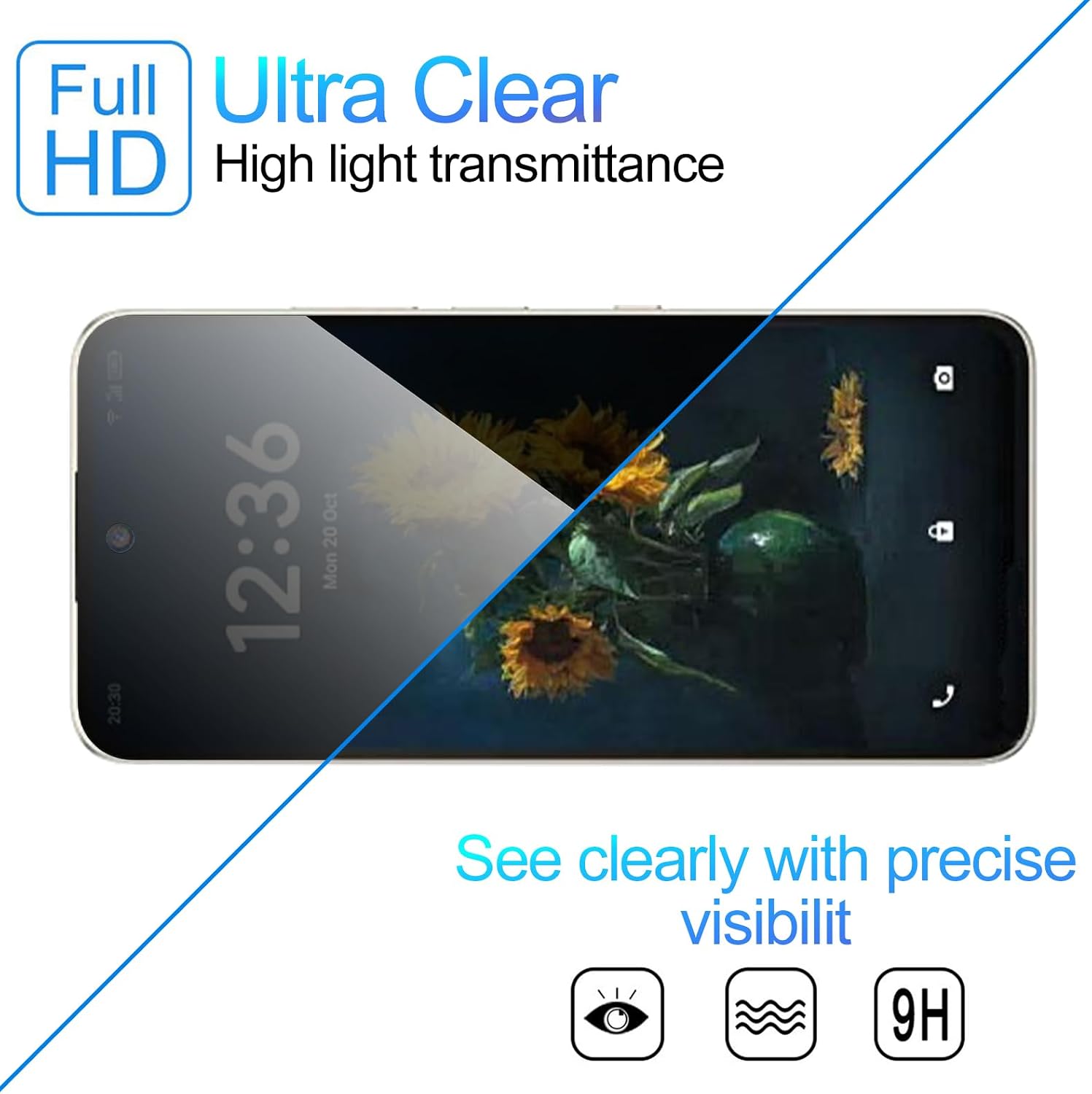 2 Pack Privacy Screen Protector for TCL NXTPAPER 70 Pro