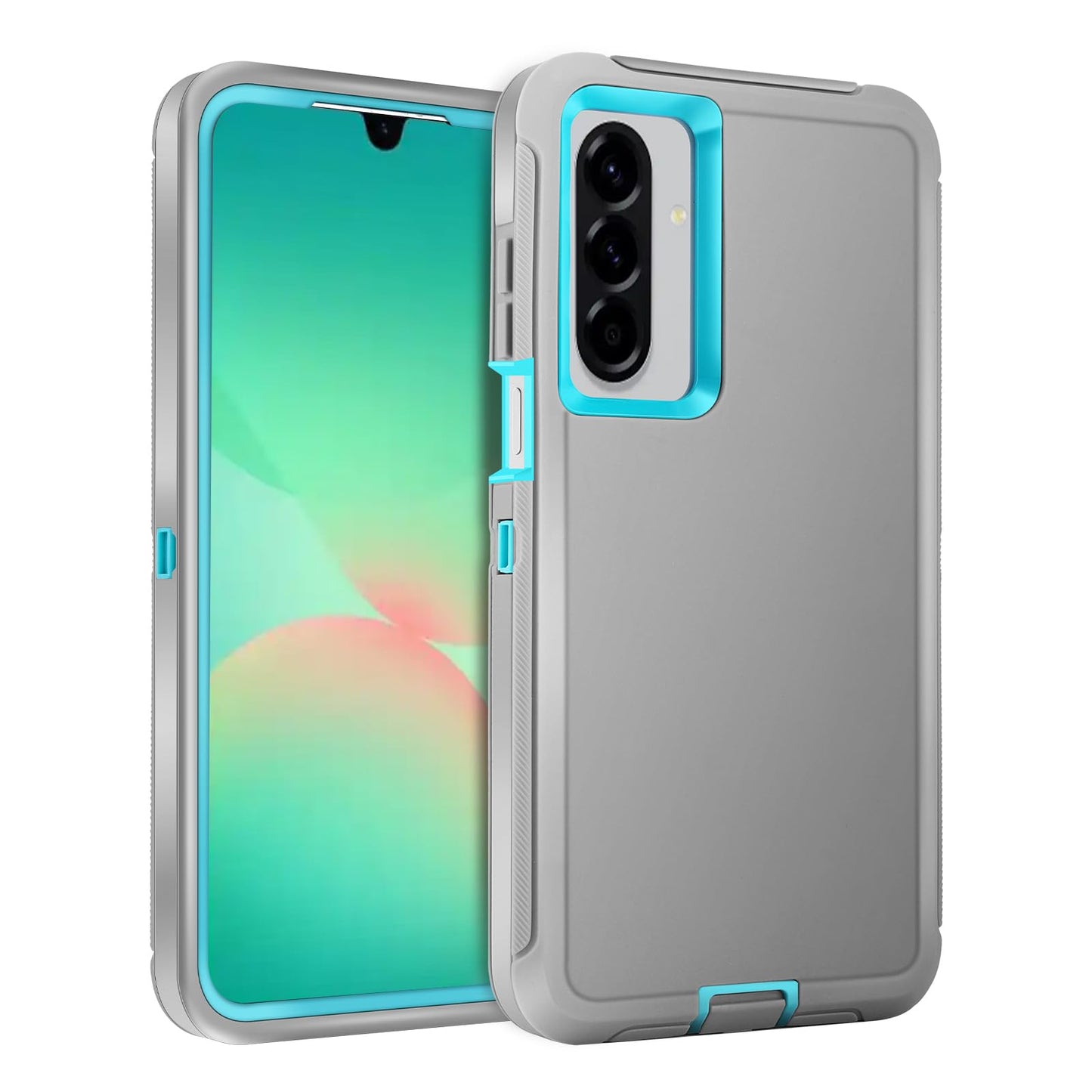 Belt Clip Case for Samsung Galaxy A25 (6.5"), 3 in 1 Full Body Shockproof Heavy Duty Military Grade Tough Durable Protection Case for Samsung Galaxy A25 5G 2024 Release