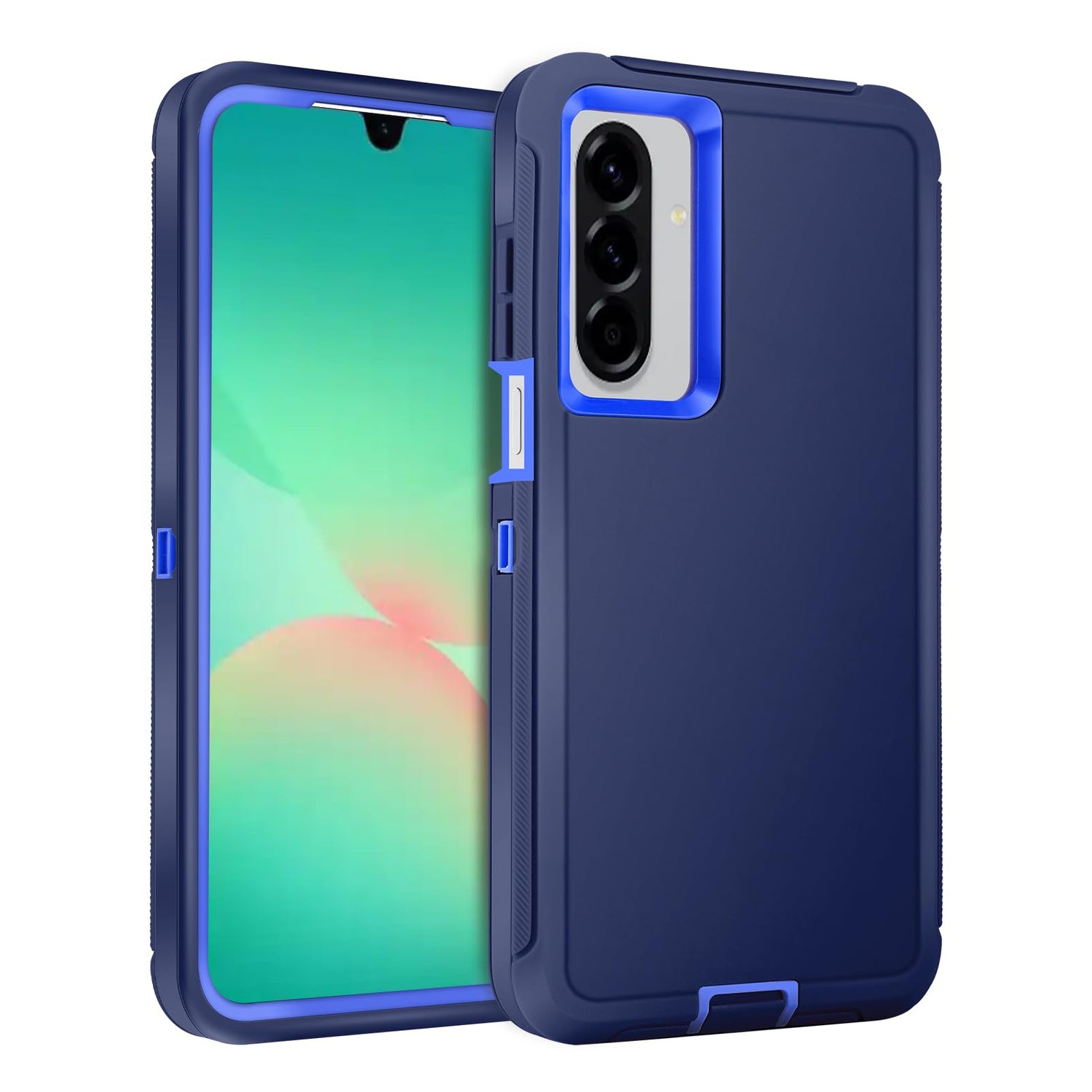 Belt Clip Case for Samsung Galaxy A25 (6.5"), 3 in 1 Full Body Shockproof Heavy Duty Military Grade Tough Durable Protection Case for Samsung Galaxy A25 5G 2024 Release