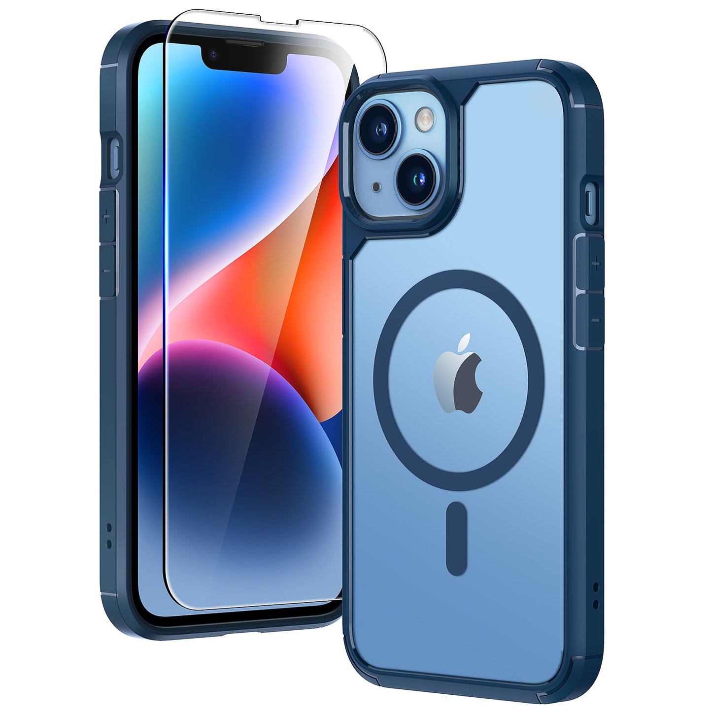 TAURI for iPhone 17 Case, Anti-Yellowing with Screen Protector, Military-Grade Protection Shockproof Slim Phone Case for iPhone 17, Clear