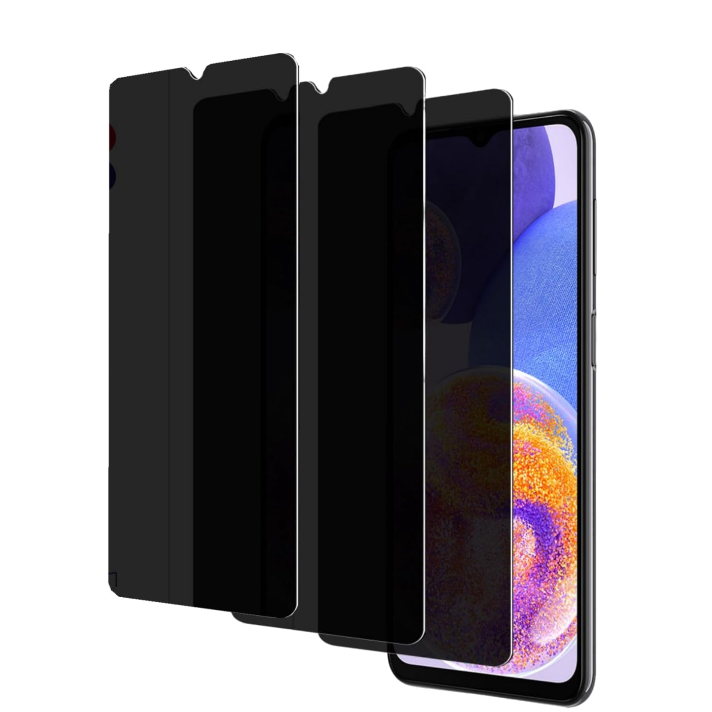 3 Pack Privacy Screen Protector for Samsung Galaxy Note 10, 9H Hardness [Anti-Scratch] Anti-Spy Tempered Glass Film for Samsung Galaxy Note 10 [Support Fingerprint Unlock]