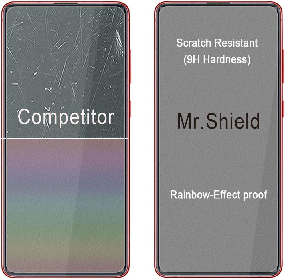 Mr.Shield [3-Pack] Designed For Samsung Galaxy Note 10 Lite [Tempered Glass] [Japan Glass with 9H Hardness] Screen Protector with Lifetime Replacement