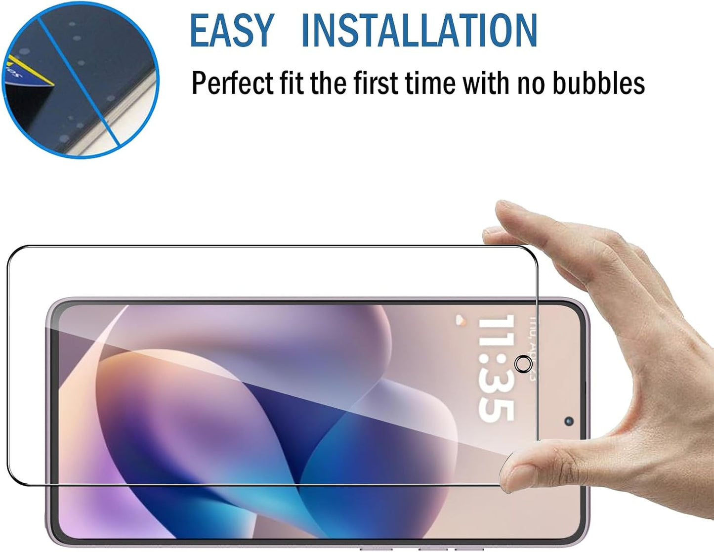 2 Pack Compatible with Moto G Stylus 2026/2025 Screen Protector,Full Coverage 9H Tempered Glass Film,HD Clear Scratch Resistant,Bubble-Free for Moto G Stylus 5G 2026 Screen Protector