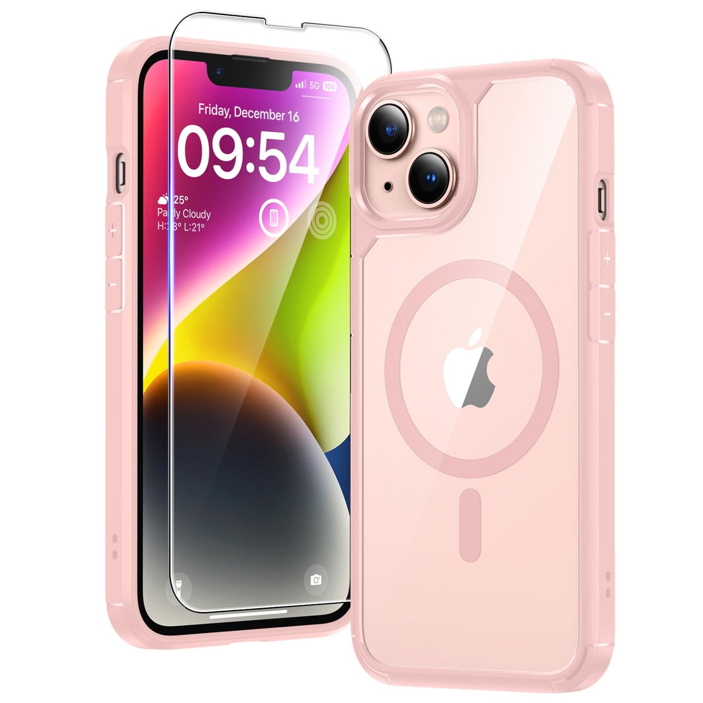 TAURI for iPhone 17 Case, Anti-Yellowing with Screen Protector, Military-Grade Protection Shockproof Slim Phone Case for iPhone 17, Clear
