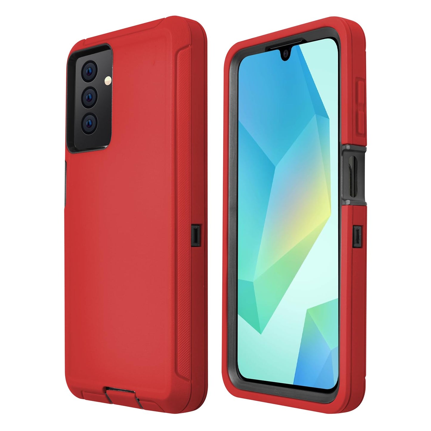 Belt Clip Case for Samsung Galaxy A25 (6.5"), 3 in 1 Full Body Shockproof Heavy Duty Military Grade Tough Durable Protection Case for Samsung Galaxy A25 5G 2024 Release