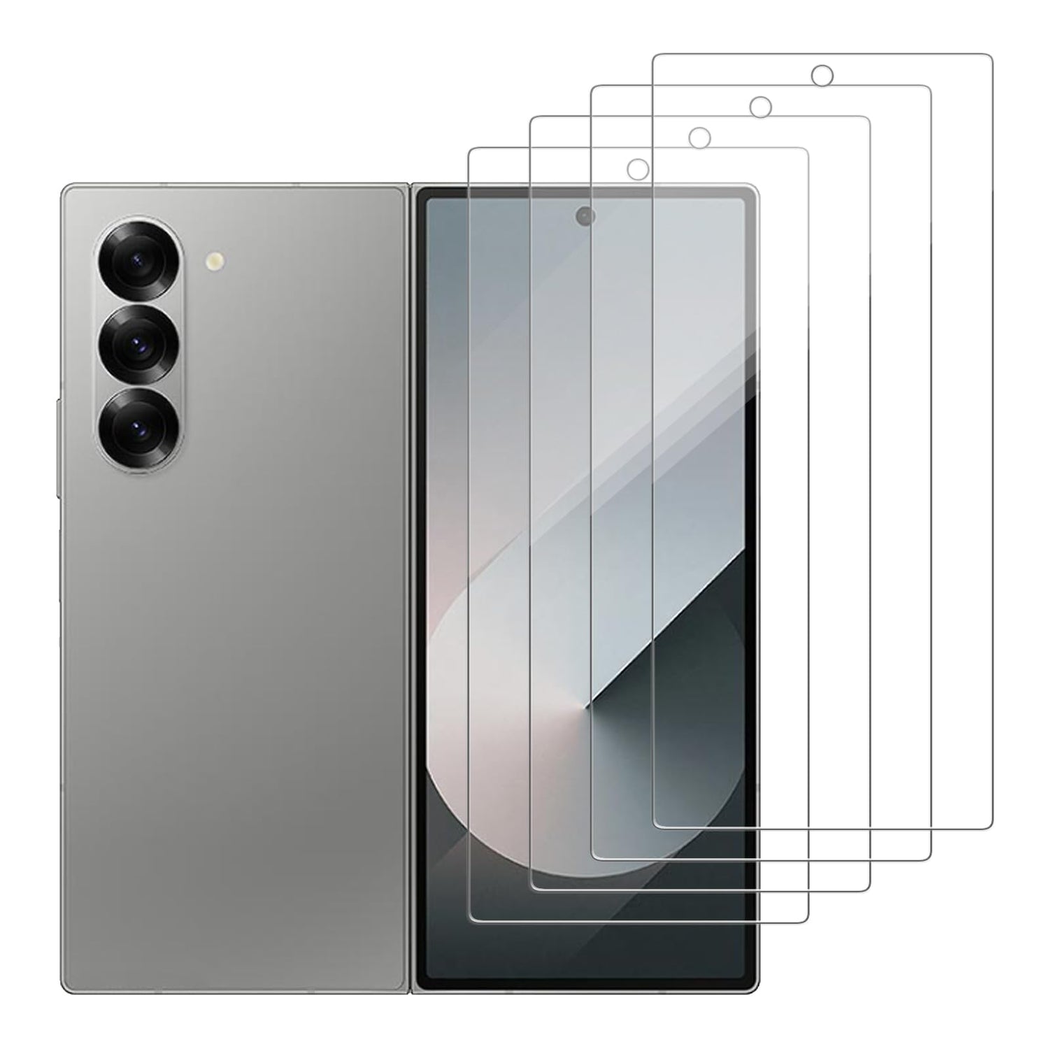 4 Pack Glass Screen Protector Compatible for Samsung Galaxy A25 5G / SM-A256E [9H Hardness]-HD Screen Tempered Glass, Scratch Resistant,Easy Install [Case Friendly]