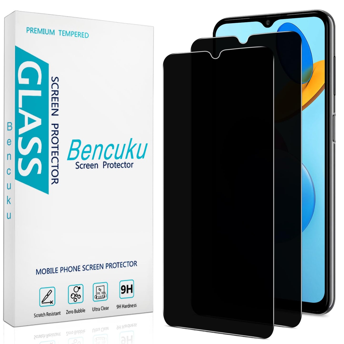 2 Pack Privacy Screen Protector for Samsung Galaxy A26 5G
