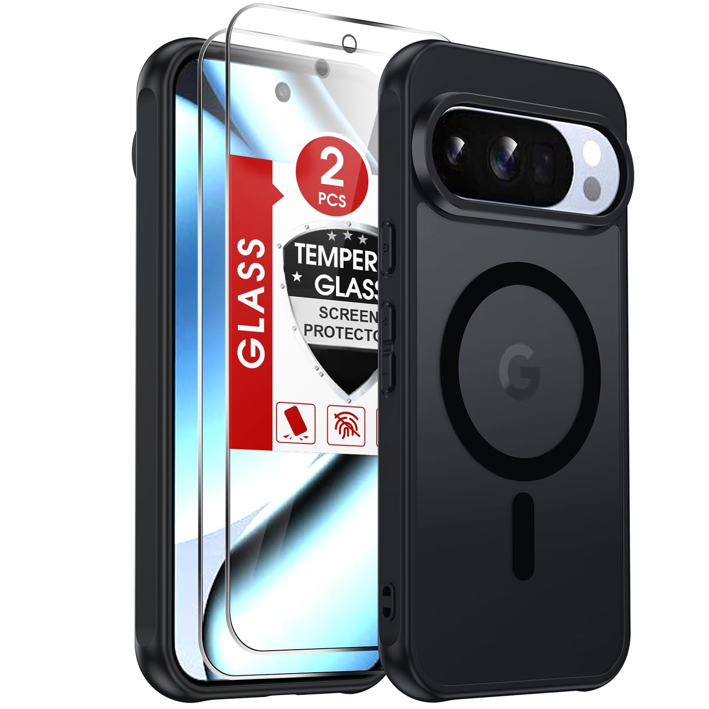 LeYi for Samsung Galaxy A57-5G Phone Case: MagSafe Fit 2 X Screen Protector