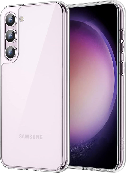 JETech Case for Samsung Galaxy S23+ / S23 Plus 5G 6.6-Inch, Non-Yellowing Shockproof Bumper Protective Phone Cover, Anti-Scratch Hard PC Back (Clear)
