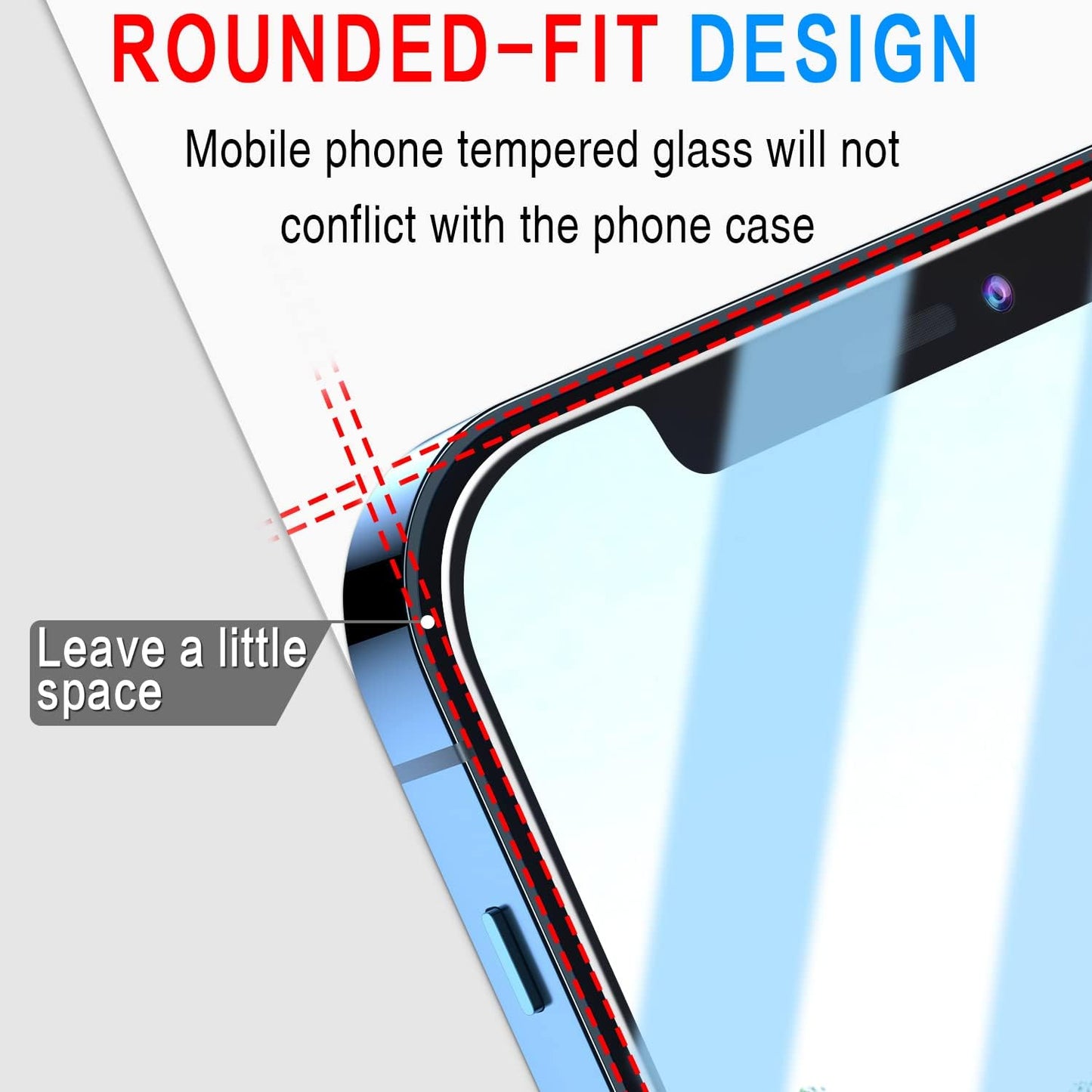 Slanku [3 Pack] Screen Protector for Samsung Galaxy A13 5G Tempered Glass, Anti Scratch, Bubbles Free, Easy to install