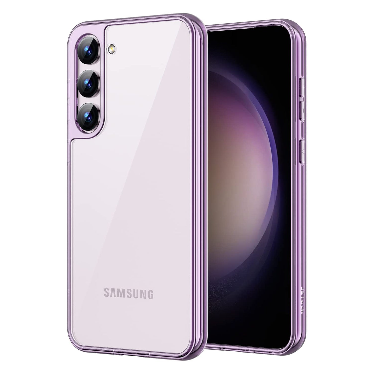 JETech Case for Samsung Galaxy S23 5G 6.1-Inch, Non-Yellowing Shockproof Bumper Protective Phone Cover, Anti-Scratch Hard PC Back (Clear)