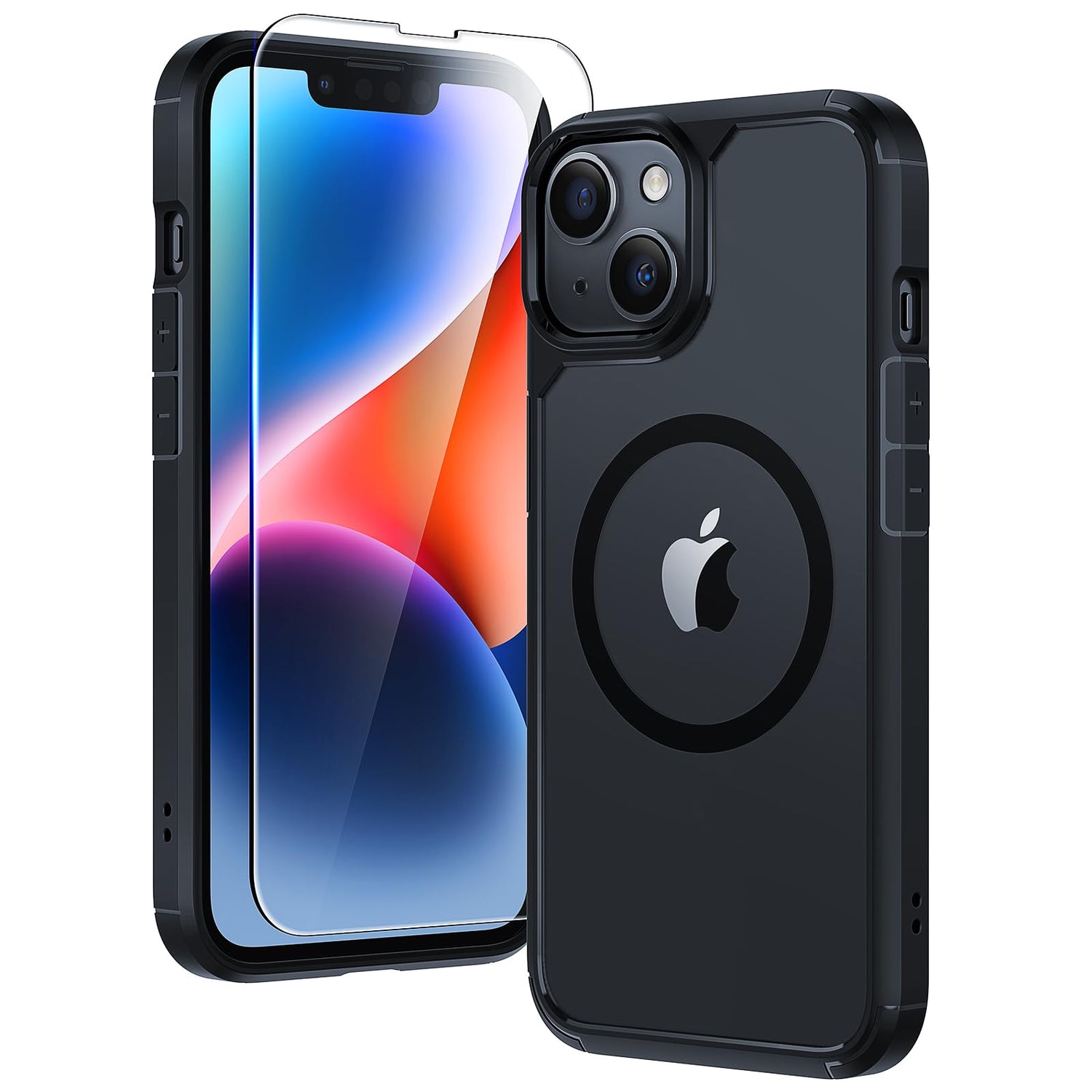 TAURI for iPhone 17 Case, Anti-Yellowing with Screen Protector, Military-Grade Protection Shockproof Slim Phone Case for iPhone 17, Clear