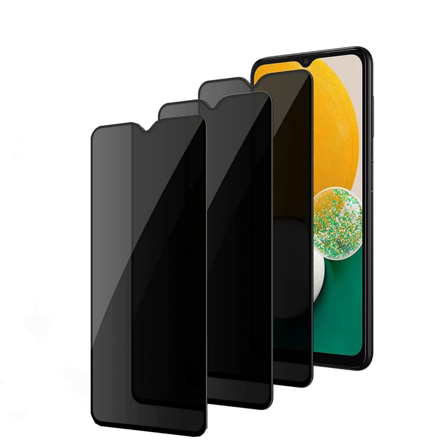 3 Pack Privacy Screen Protector for Samsung Galaxy Note 10, 9H Hardness [Anti-Scratch] Anti-Spy Tempered Glass Film for Samsung Galaxy Note 10 [Support Fingerprint Unlock]