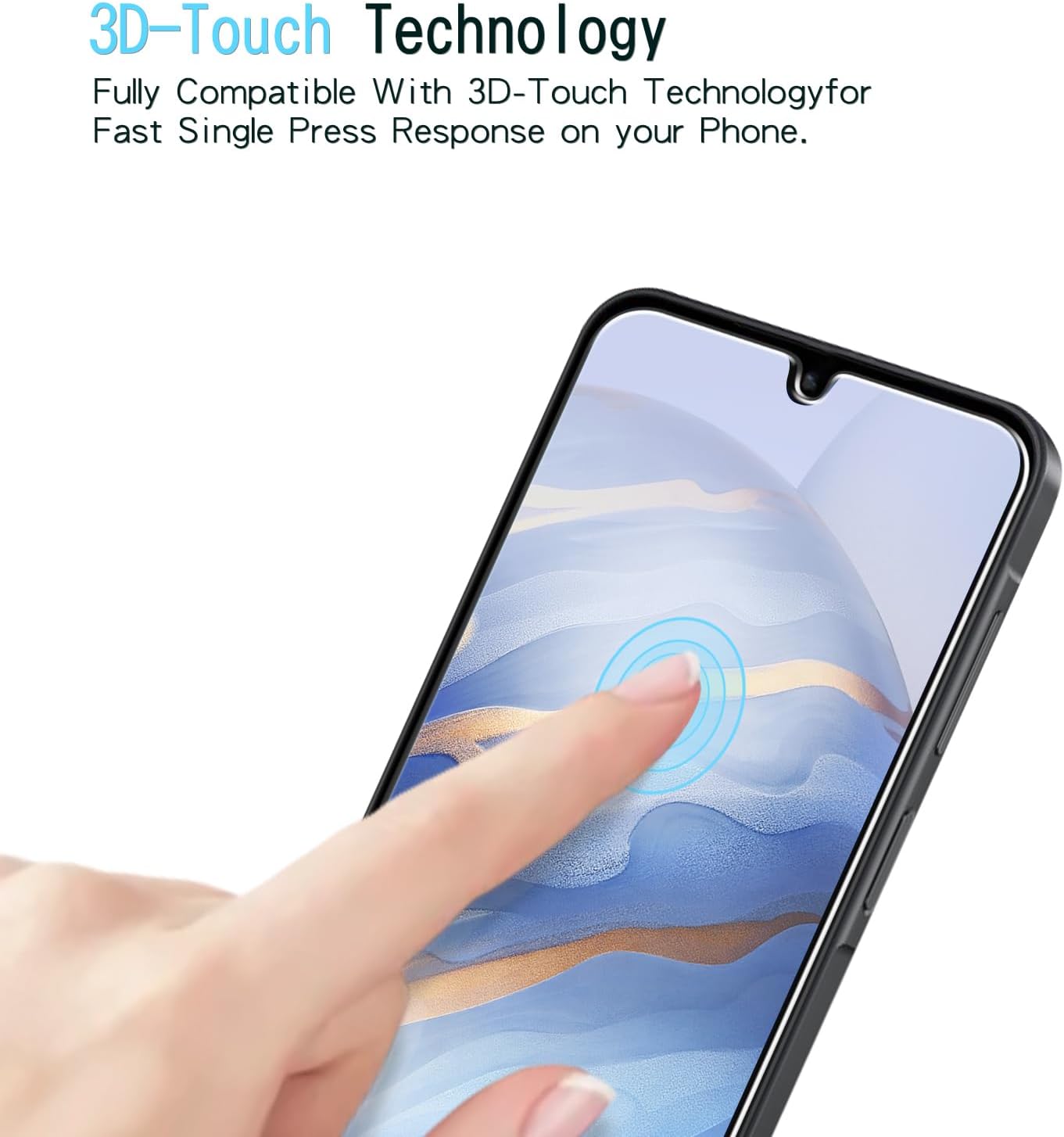 KAREEN 2 Pack Screen Protector for Samsung Galaxy A17 5G / 4G 6.7-Inch Tempered Glass Film, 9H Hardness, Anti-Scratch, Bubble Free, Easy to Install, Case Friendly