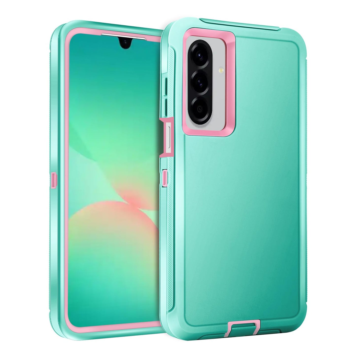 Belt Clip Case for Samsung Galaxy A25 (6.5"), 3 in 1 Full Body Shockproof Heavy Duty Military Grade Tough Durable Protection Case for Samsung Galaxy A25 5G 2024 Release