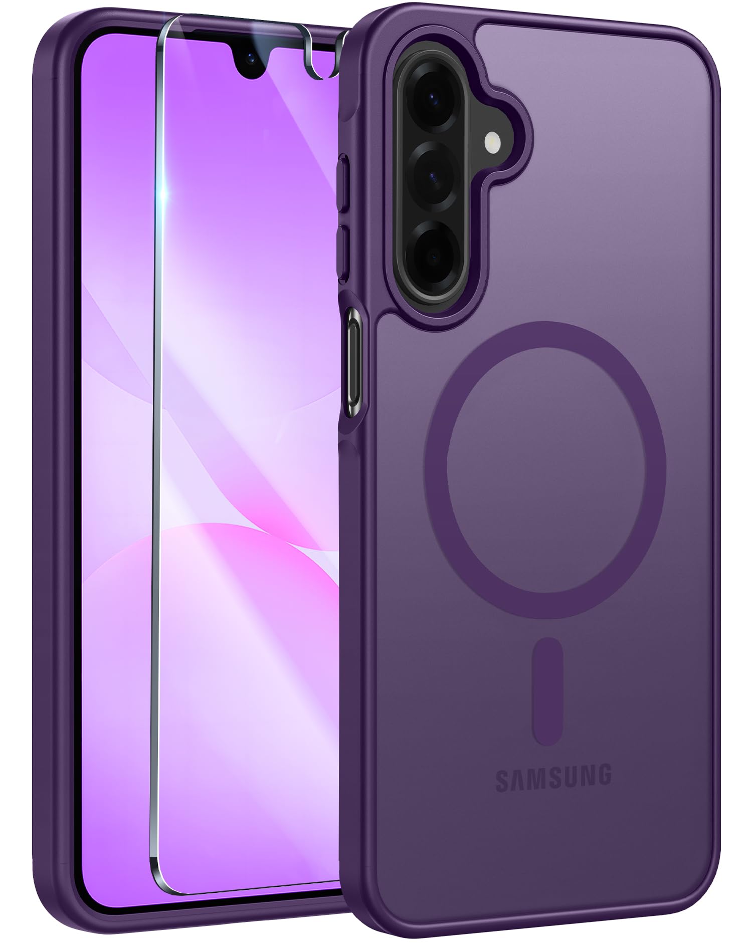 FNTCASE for Galaxy A26 5G Phone Case, Fit for Magsafe, Screen Protector