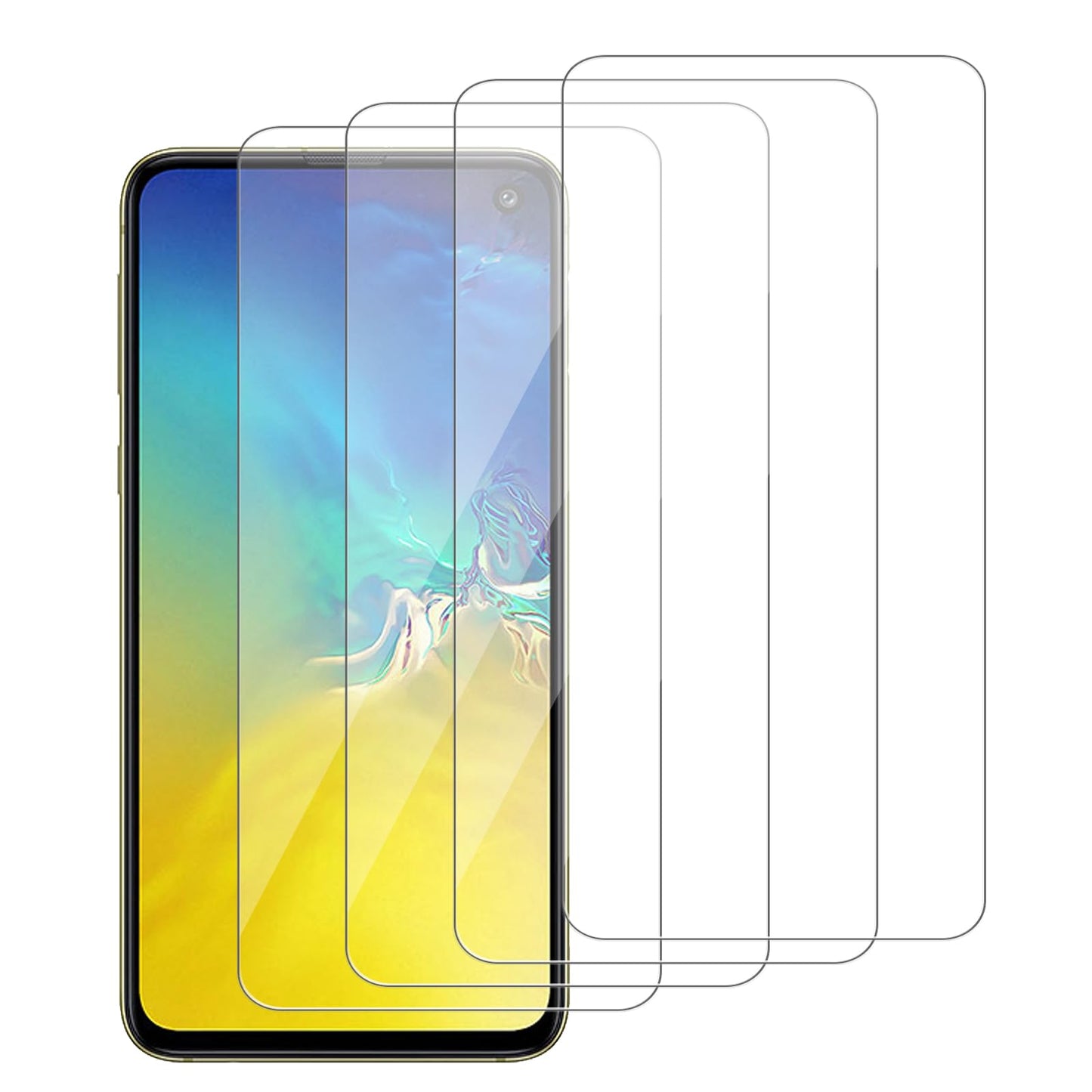 4 Pack Glass Screen Protector Compatible for Samsung Galaxy A25 5G / SM-A256E [9H Hardness]-HD Screen Tempered Glass, Scratch Resistant,Easy Install [Case Friendly]