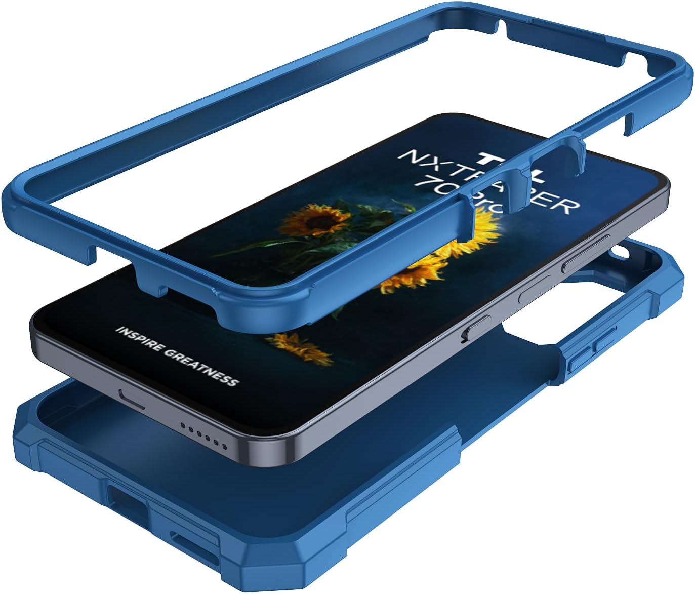 Case for TCL Nxtpaper 70 Pro 5G with Screen Protector Full Body Protection