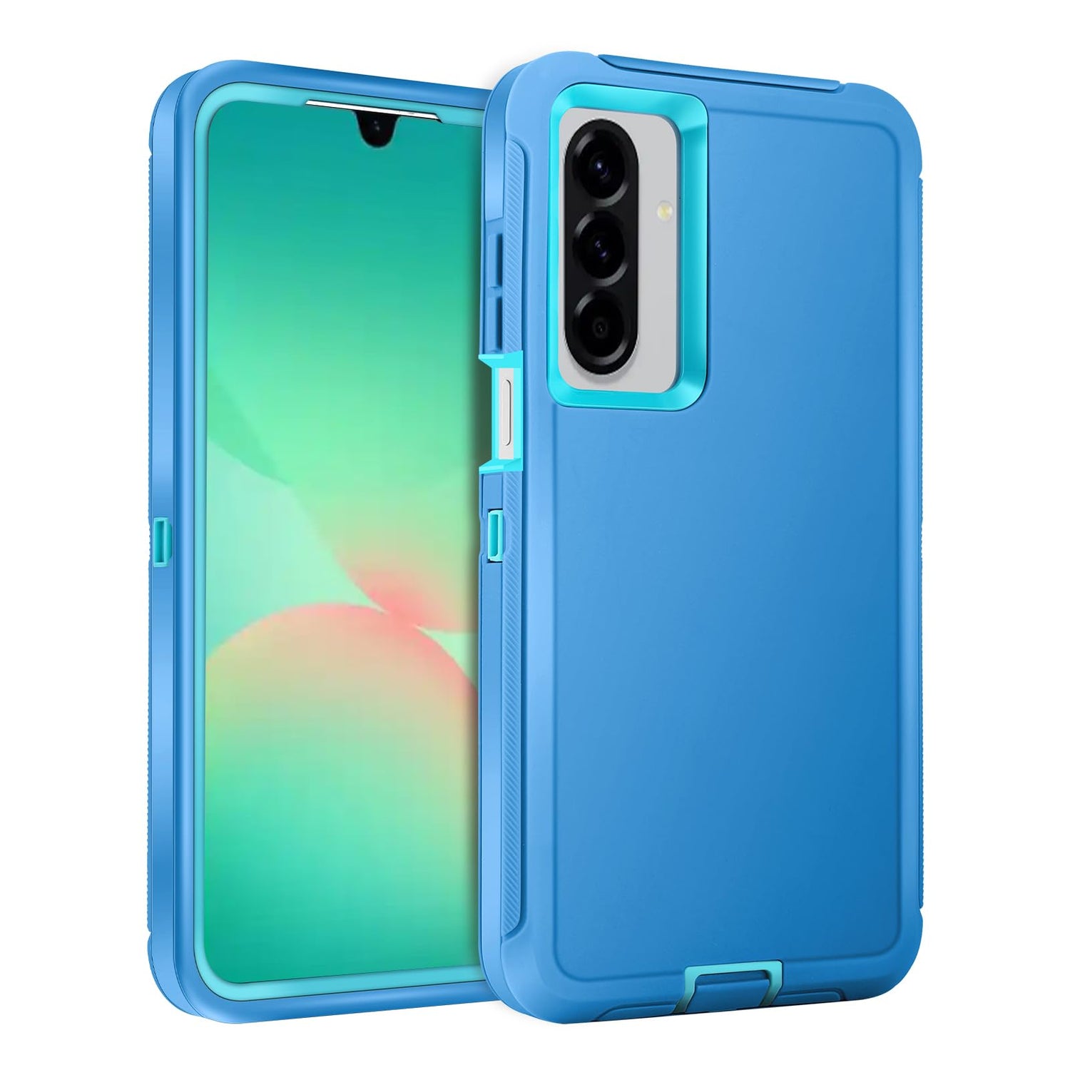Belt Clip Case for Samsung Galaxy A25 (6.5"), 3 in 1 Full Body Shockproof Heavy Duty Military Grade Tough Durable Protection Case for Samsung Galaxy A25 5G 2024 Release