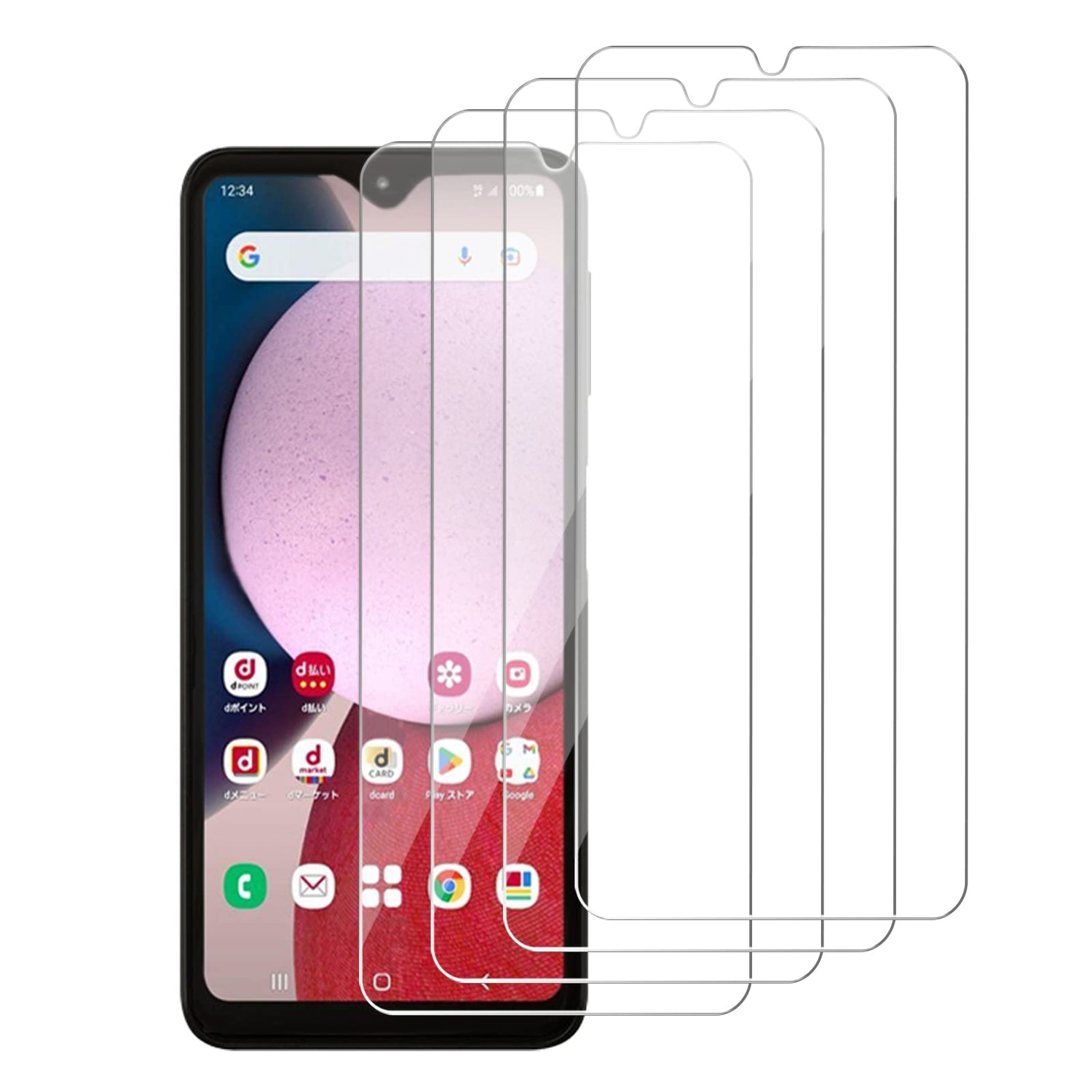 4 Pack Glass Screen Protector Compatible for Samsung Galaxy A25 5G / SM-A256E [9H Hardness]-HD Screen Tempered Glass, Scratch Resistant,Easy Install [Case Friendly]