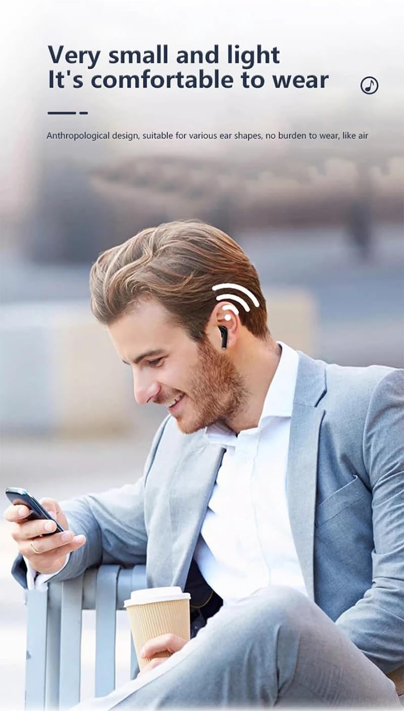 Wireless Earbuds, Bluetooth Headphones 30H Playtime Ear Buds with LED Power Display, IPX7 Waterproof Bluetooth 5.3 Earphones in-Ear Earbuds USB C Charging for Smart Phone