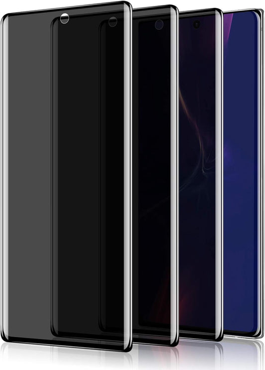 LYWHL [3 Pack] for Samsung Note 20 Ultra Privacy Screen Protector, Tempered Glass Anti-Spy Screen Protector for Note 20 Ultra 5G, Black 9H Hardness Bubble Free [Don’t Support Fingerprint Unlock]