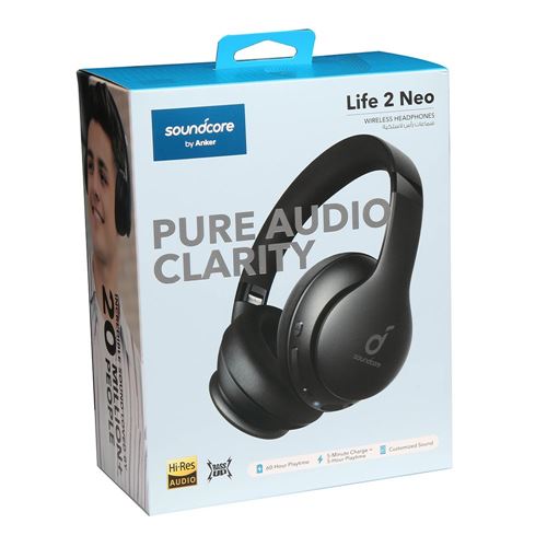 Anker Soundcore Life 2 Neo Wireless Bluetooth Headphones - Black