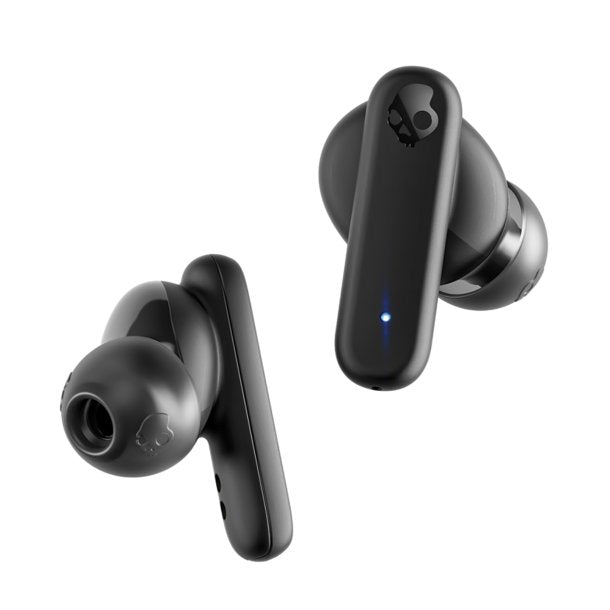 SKULLCANDY SMOKIN’ BUDS® BLUETOOTH EARBUDS WITH MICROPHONE, TRUE WIRELESS WITH CHARGING CASE, TRUE BLACK