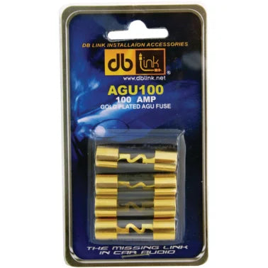 DB Link® Gold AGU Fuses, 4 Pack (100 Amp)