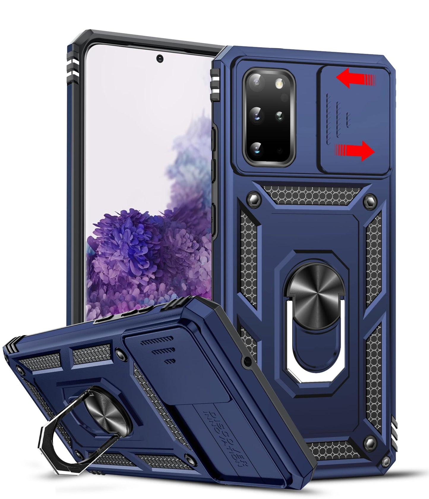 LeYi for Motorola Moto G Stylus 2025-Case: 【𝐍𝐨𝐭 𝐅𝐢𝐭 𝐌𝐨𝐭𝐨 𝐆 𝟐𝟎𝟐𝟓】Moto G Stylus 2026 Case 5G, Slide Camera Cover Screen Protector, Tough Armor Android Unlocked Phone Magnetic Stand, Black