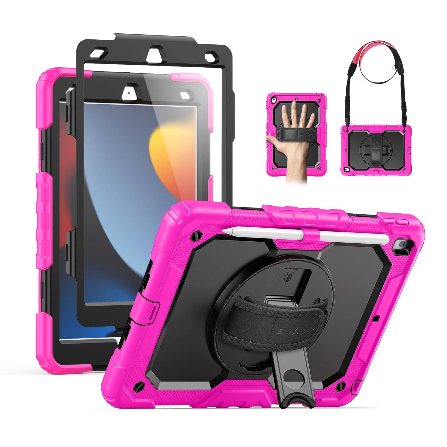 SEYMAC Case for iPad Pro 13 Inch M5 / M4 (2025/2024), Black