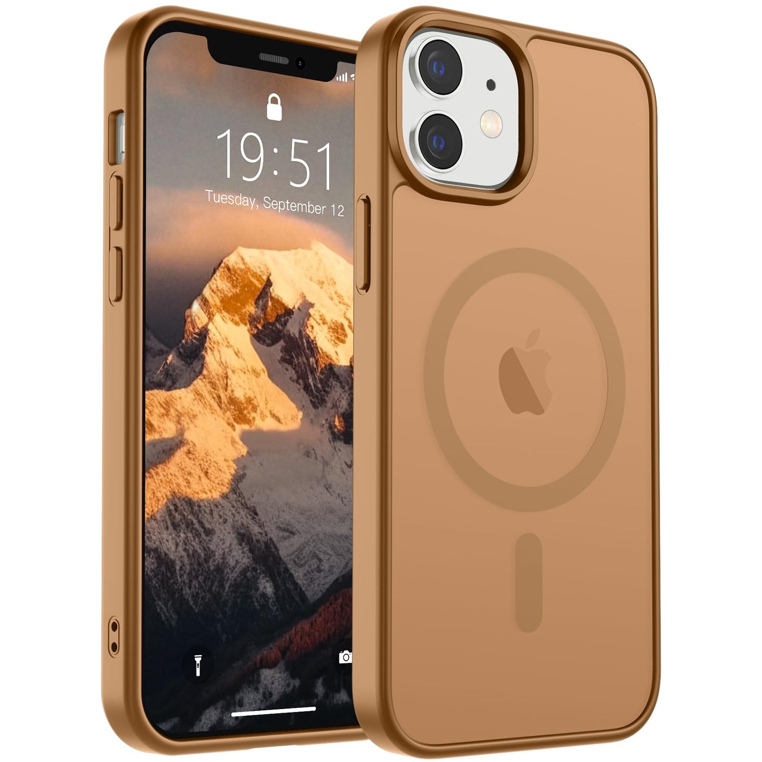 SUPFINE Magnetic for iPhone 17 Case (Compatible with MagSafe)(Military Grade Drop Protection) Translucent Matte Shockproof with Anti-Fingerprint Phone Cover,Black