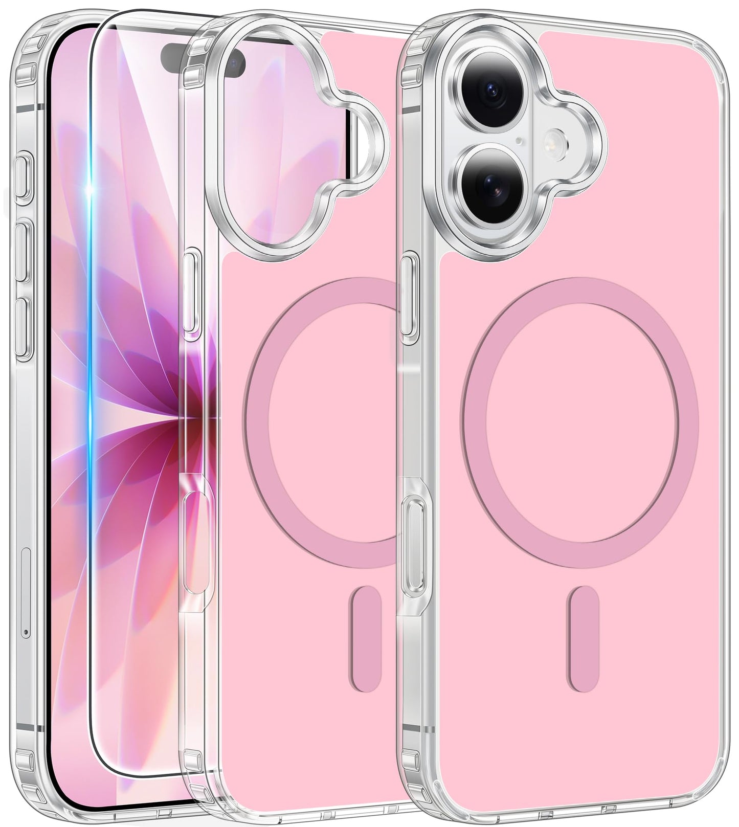 FNTCASE for Motorola Moto G-Power-5G-2026 Case: for Moto G Power 2025 Case Clear Slim Anti Yellowing Cell Phone Cover - Rugged Shockproof Protective Bumper Transparent Phonecase (Clear Magnetic)