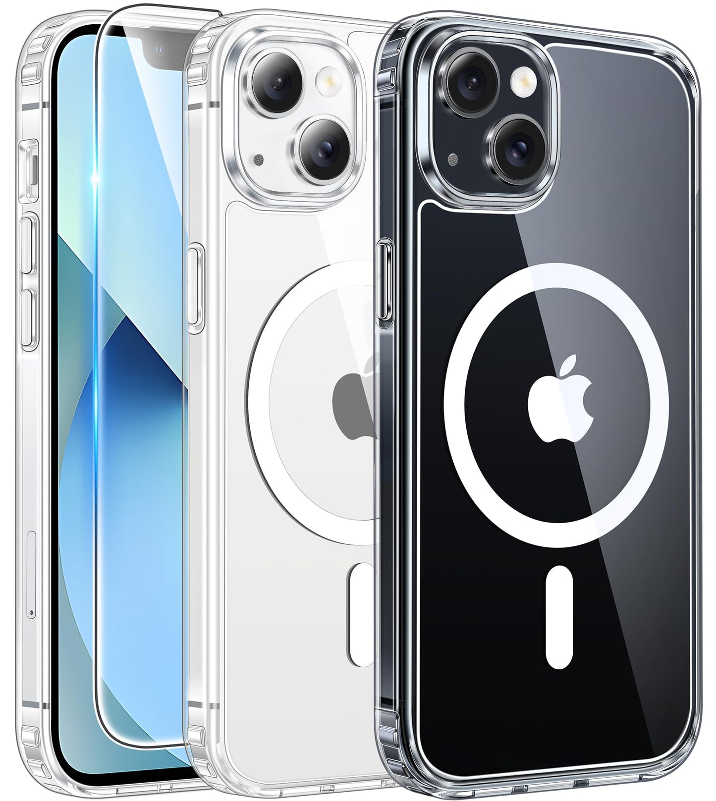 FNTCASE for Motorola Moto G-Power-5G-2026 Case: for Moto G Power 2025 Case Clear Slim Anti Yellowing Cell Phone Cover - Rugged Shockproof Protective Bumper Transparent Phonecase (Clear Magnetic)
