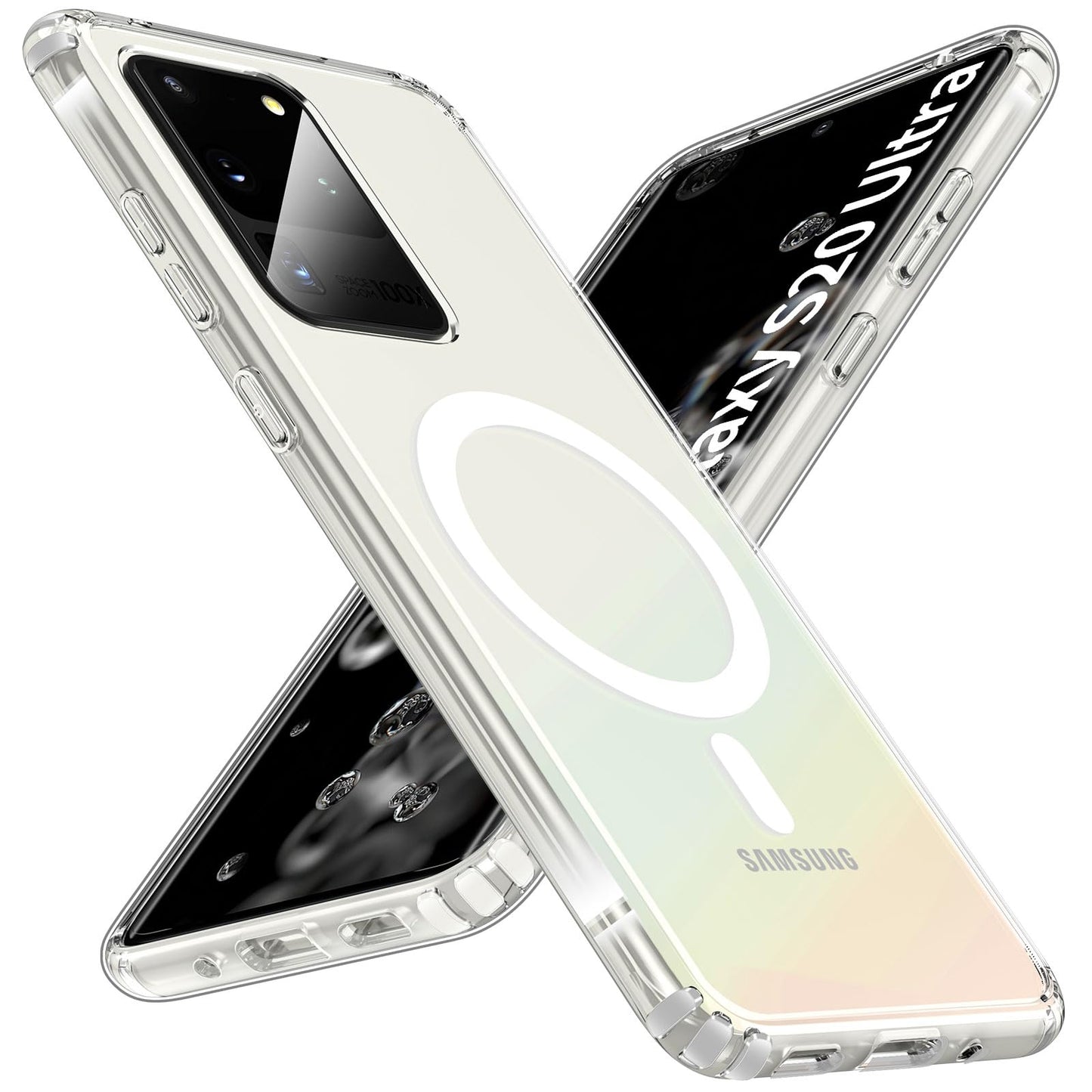 OWKEY Case for Samsung Galaxy Note 20,Magnetic Galaxy Note 20 Phone Case [Compatible with MagSafe] Anti-Fingerprint Translucent Matte Shockproof Protective Case for Samsung Note 20 (Black)