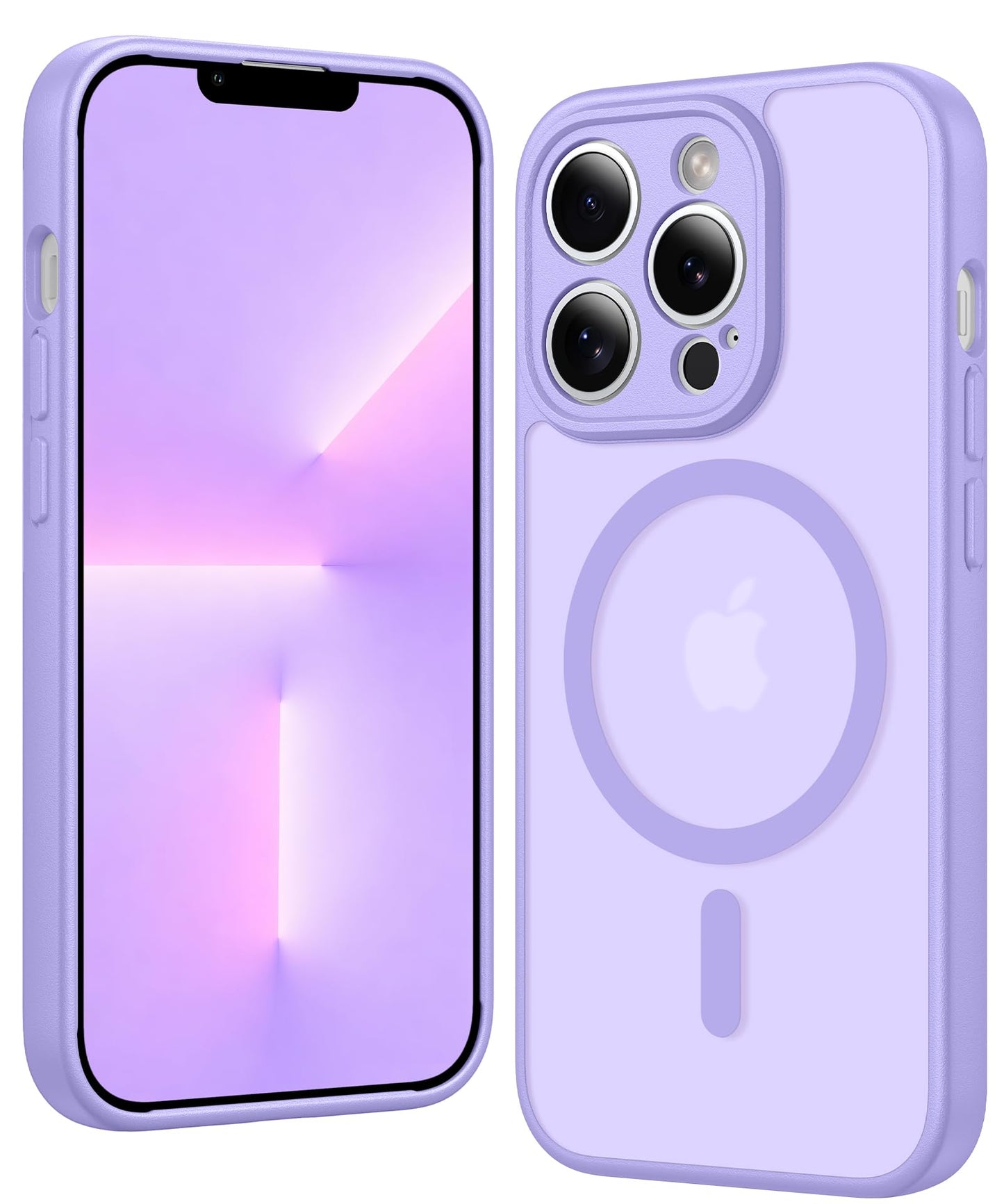 FNTCASE for iPhone 17 Case Clear: Magnetic Phone Cases with Screen Protector Drop Proof Compatible with Magsafe Slim Anti Yellowing Rugged Shockproof Protective Transparent Cell Cover (A-Clear)