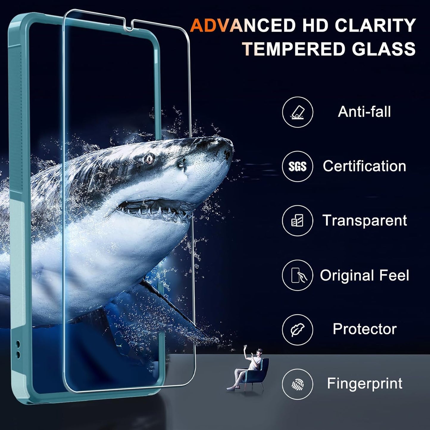 Case for Samsung Galaxy A17 5G Phone Cover with Screen Protector+Camera Lens Cover,Military Grade Heavy Duty Shockproof PhoneCase with Wrist Lanyard Strap for Sam A17,Mint Green