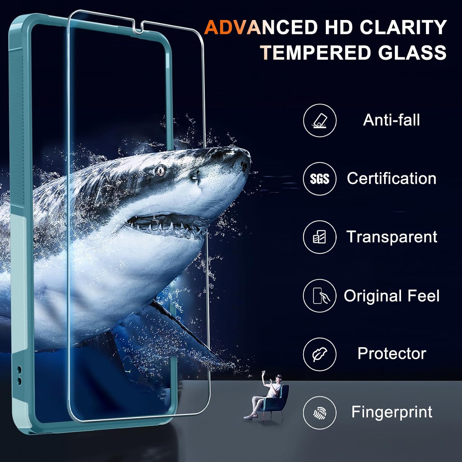 Case for Samsung Galaxy A17 5G Phone Cover with Screen Protector+Camera Lens Cover,Military Grade Heavy Duty Shockproof PhoneCase with Wrist Lanyard Strap for Sam A17,Mint Green