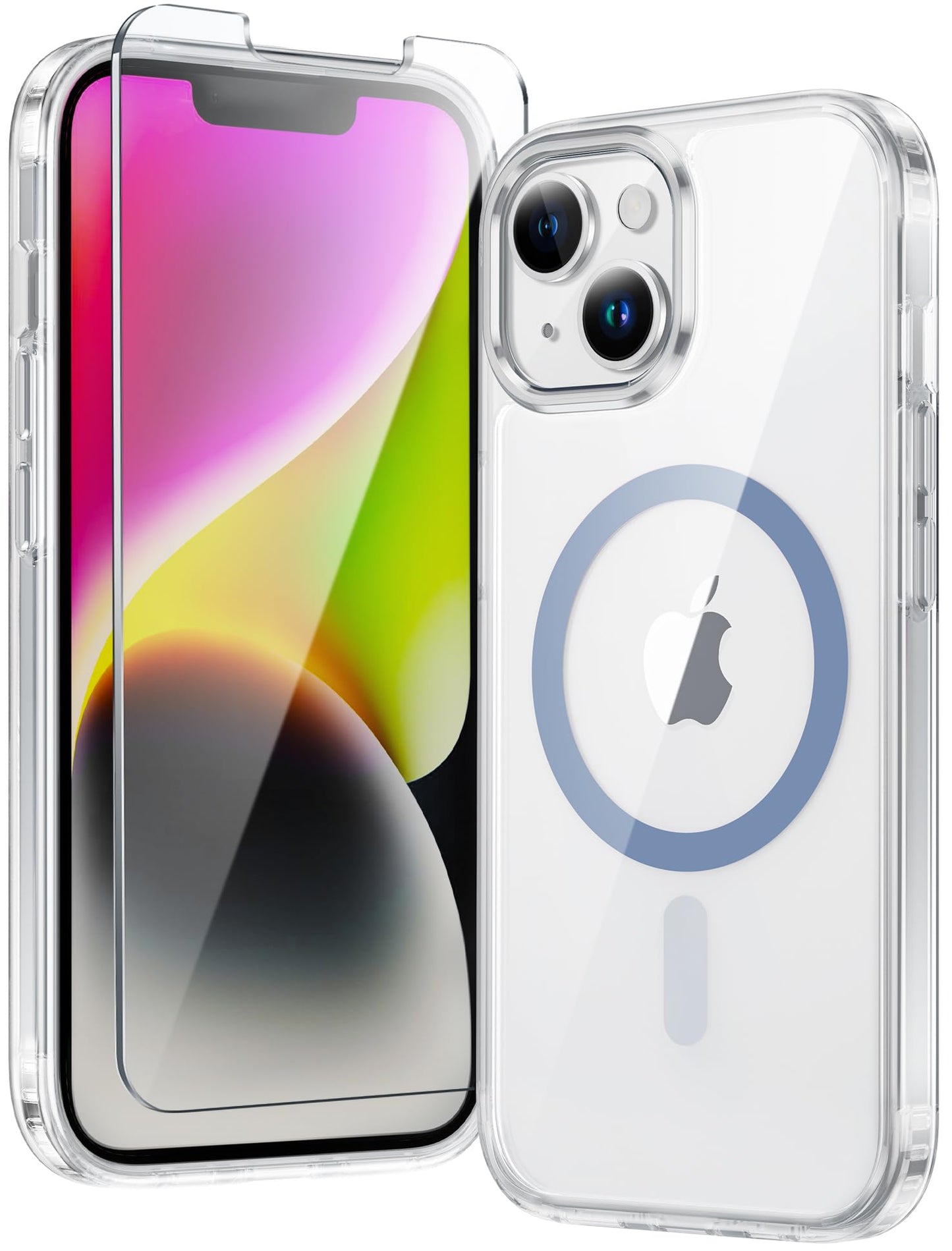 FNTCASE for Motorola Moto G-Power-5G-2026 Case: for Moto G Power 2025 Case Clear Slim Anti Yellowing Cell Phone Cover - Rugged Shockproof Protective Bumper Transparent Phonecase (Clear Magnetic)